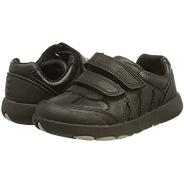 Zapatillas Clarks Rex Stride De Niña En Piel Negra