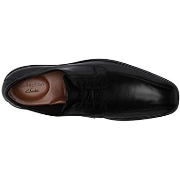 Zapatos Clarks Bensley Run Oxford De Cuero Negro Para Hombre