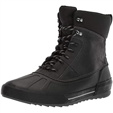 Botines De Hombre Clarks Bowman En Piel Negra Black Leather