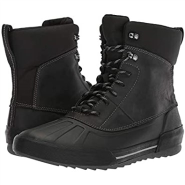 Botines De Hombre Clarks Bowman En Piel Negra Black Leather