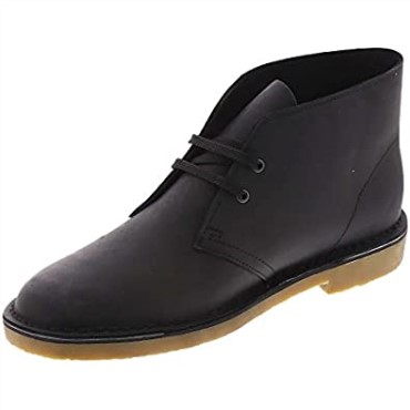 Bota Chukka Clarks Bushacre 3 De Cuero Negro Para Hombre