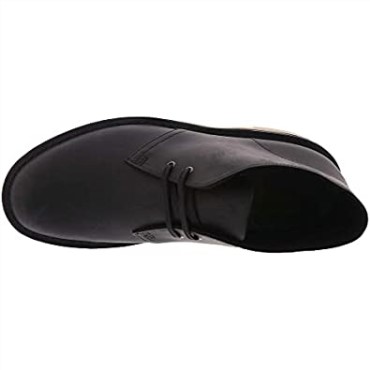 Bota Chukka Clarks Bushacre 3 De Cuero Negro Para Hombre