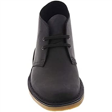 Bota Chukka Clarks Bushacre 3 De Cuero Negro Para Hombre