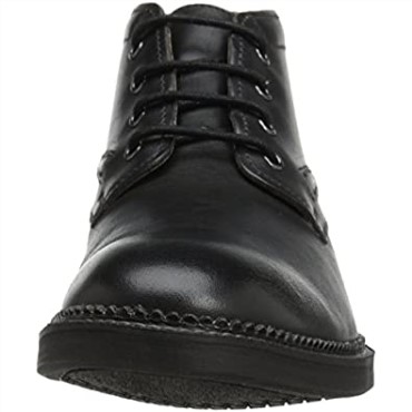Bota Chukka De Caña Media Clarks Bushwick Para Hombre En Piel Negra