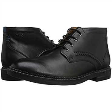 Bota Chukka De Caña Media Clarks Bushwick Para Hombre En Piel Negra