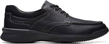 Clarks Donaway Edge Oxford De Cuero Negro Para Hombre