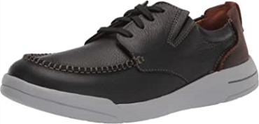 Zapato Náutico Para Hombre Driftway Low De Clarks En Piel Negra