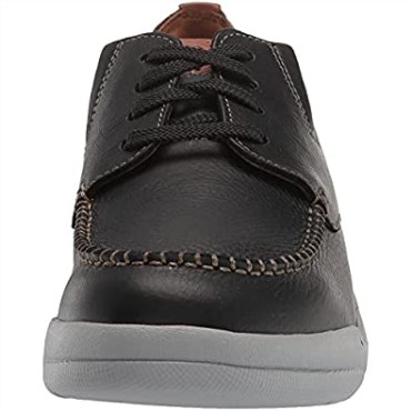 Zapato Náutico Para Hombre Driftway Low De Clarks En Piel Negra