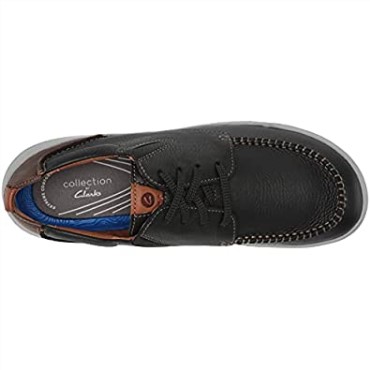 Zapato Náutico Para Hombre Driftway Low De Clarks En Piel Negra