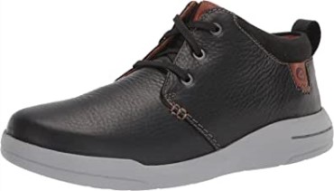 Botas Chukka De Cuero Negro Para Hombre Clarks Driftway Mid