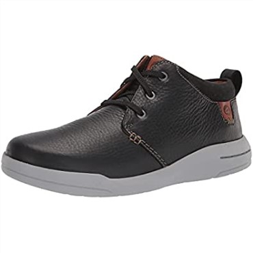 Botas Chukka De Cuero Negro Para Hombre Clarks Driftway Mid