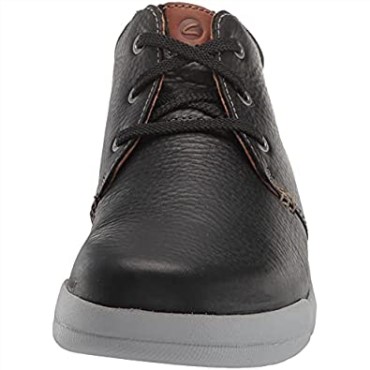Botas Chukka De Cuero Negro Para Hombre Clarks Driftway Mid