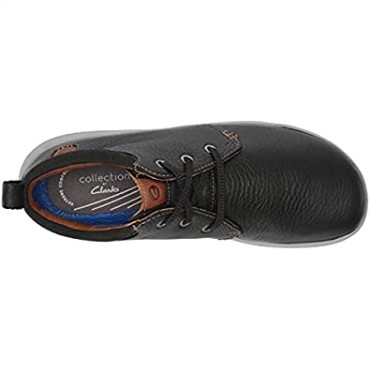Botas Chukka De Cuero Negro Para Hombre Clarks Driftway Mid