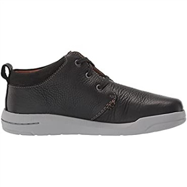 Botas Chukka De Cuero Negro Para Hombre Clarks Driftway Mid