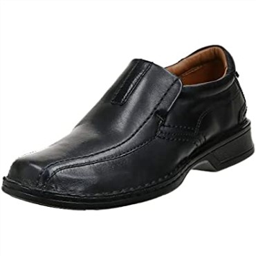Mocasines Hombre Clarks Escalade Step En Piel Negra