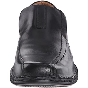 Mocasines Hombre Clarks Escalade Step En Piel Negra