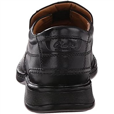 Mocasines Hombre Clarks Escalade Step En Piel Negra