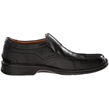 Mocasines Hombre Clarks Escalade Step En Piel Negra