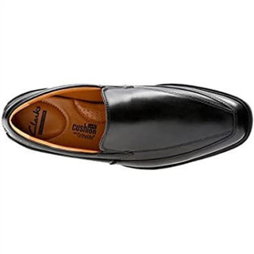 Mocasines De Hombre Clarks Tilden Free De Piel Negra