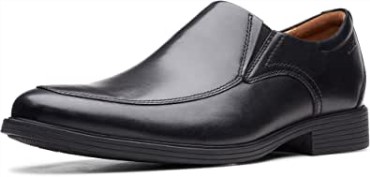 Mocasines Clarks Whiddon Step De Cuero Negro Para Hombre