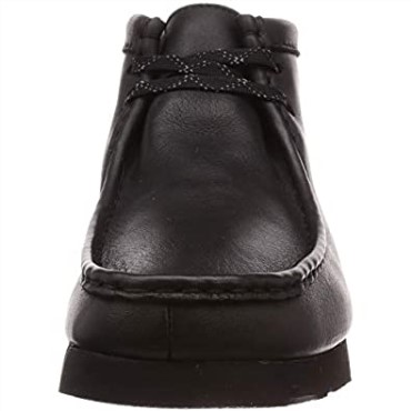 Zapatos De Vestir De Cuero Negro Clarks Wallabee Gtx Originales