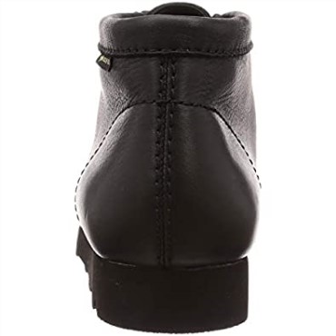 Zapatos De Vestir De Cuero Negro Clarks Wallabee Gtx Originales