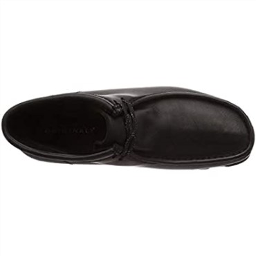 Zapatos De Vestir De Cuero Negro Clarks Wallabee Gtx Originales