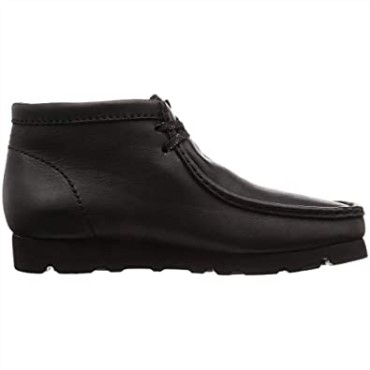 Zapatos De Vestir De Cuero Negro Clarks Wallabee Gtx Originales