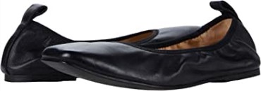 Cuero Negro Clarks Pure Ballet Cuero Azul Pálido