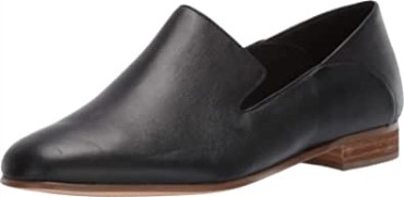 Cuero Negro) Clarks Pure Viola Mujer Mocasines Sin Cordones