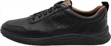 Cuero Negro Clarks Puxton Encaje