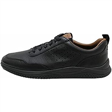 Cuero Negro Clarks Puxton Encaje