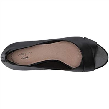 Zapatos De Salón Alice Fern De Mujer En Piel Negra Clarks