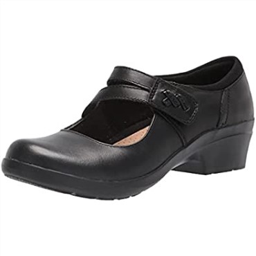 Zapatos Merceditas Mujer Clarks Angie Bell De Piel Negra