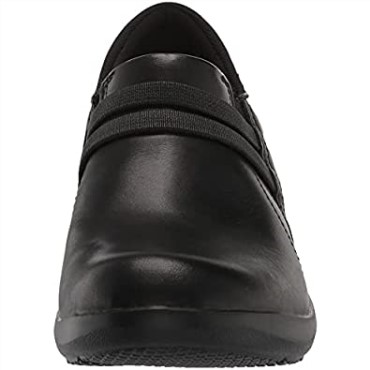 Mocasín Mujer Clarks Estilo Angie En Piel Negra