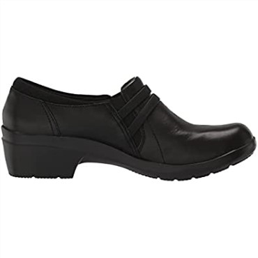 Mocasín Mujer Clarks Estilo Angie En Piel Negra