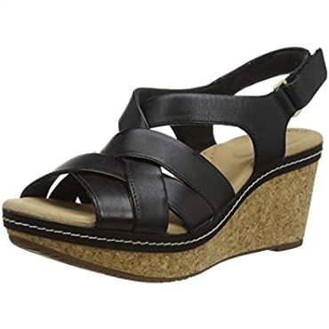 Sandalia De Tacón Clarks Annadel Rayna Mujer En Piel Negra