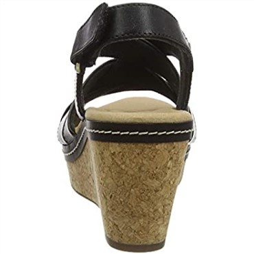 Sandalia De Tacón Clarks Annadel Rayna Mujer En Piel Negra