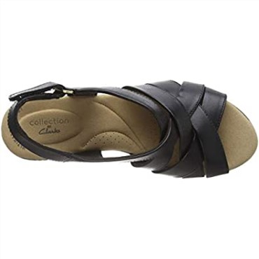 Sandalia De Tacón Clarks Annadel Rayna Mujer En Piel Negra
