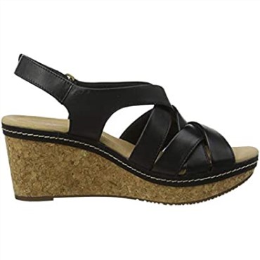 Sandalia De Tacón Clarks Annadel Rayna Mujer En Piel Negra
