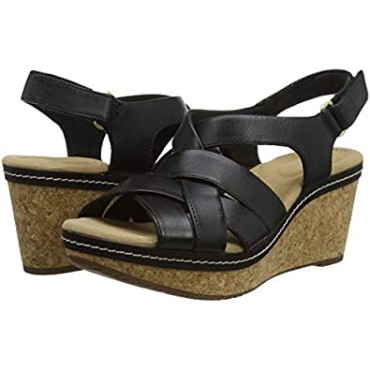 Sandalia De Tacón Clarks Annadel Rayna Mujer En Piel Negra