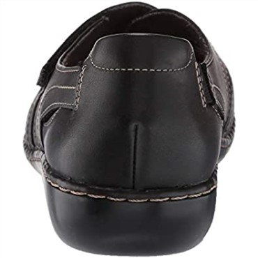 Mocasines Mujer Clarks Ashland Rosa Piel Negra