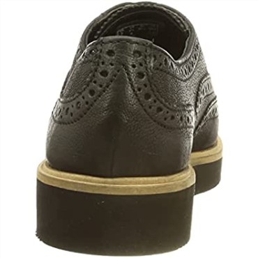 Zapatos Merceditas Mujer Clarks Baille Brogue En Piel Negra