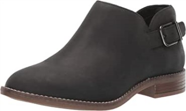Botines Mujer Clarks Camzmaple En Piel Negra