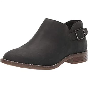 Botines Mujer Clarks Camzmaple En Piel Negra