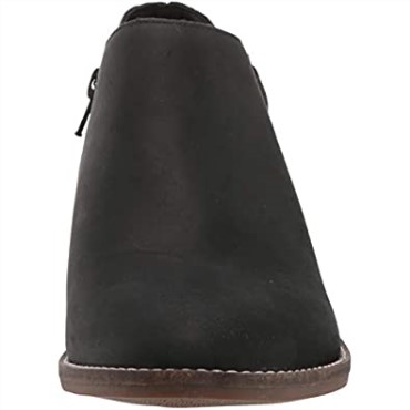 Botines Mujer Clarks Camzmaple En Piel Negra
