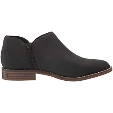 Botines Mujer Clarks Camzmaple En Piel Negra