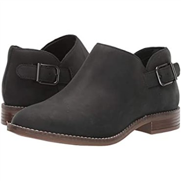 Botines Mujer Clarks Camzmaple En Piel Negra