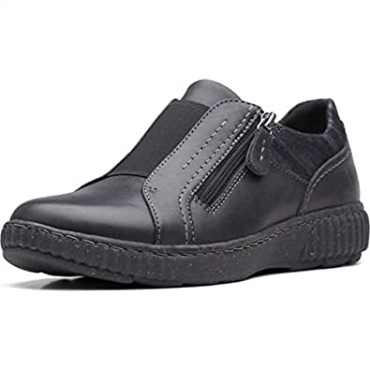 Zapatos Clarks Caroline Cove De Cuero Negro Para Mujer