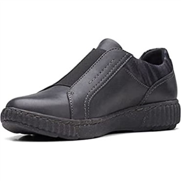 Zapatos Clarks Caroline Cove De Cuero Negro Para Mujer